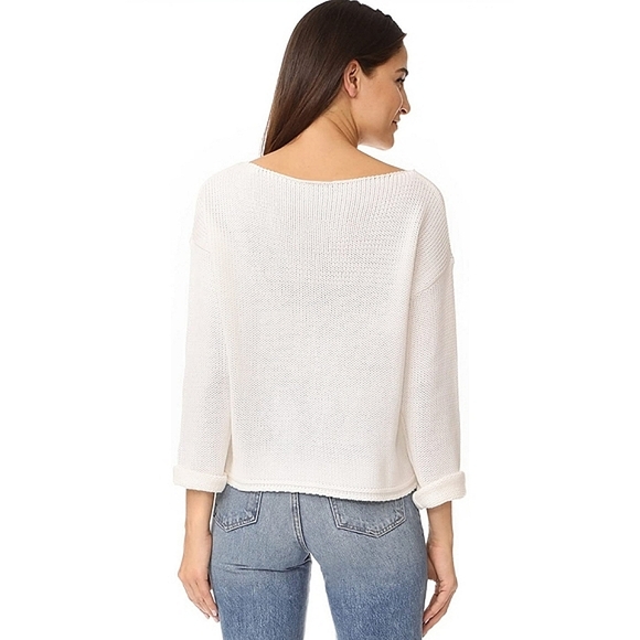 Rails Kalani Star Knit Sweater White Size XS - Picture 11 of 13